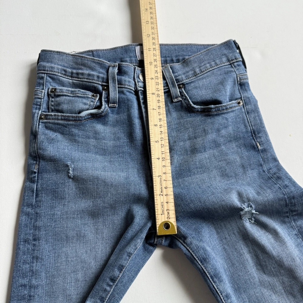 Edwin Anthropologie Elin Crop Straight Jeans Size 25 Wavelength‎ Wash Slim - Picture 7 of 8